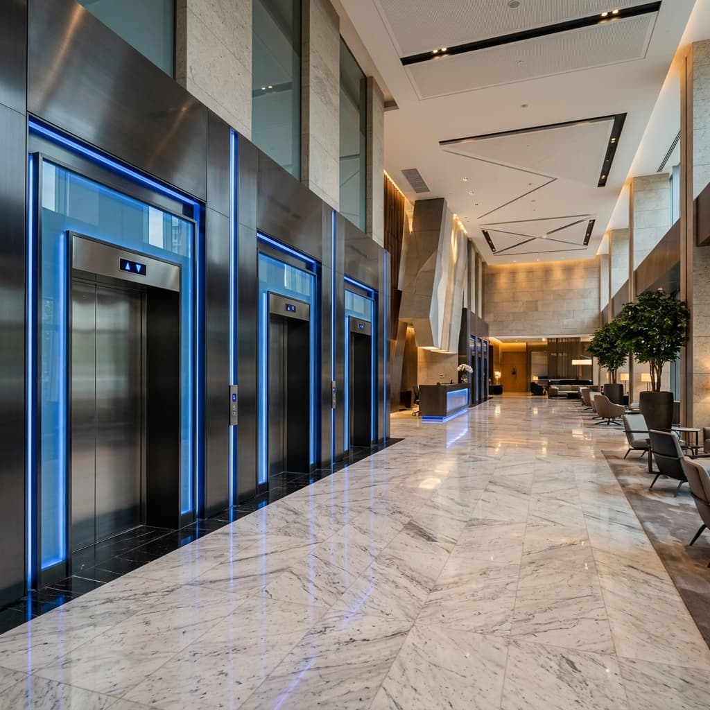 Fuji Fenix premium elevator lobby